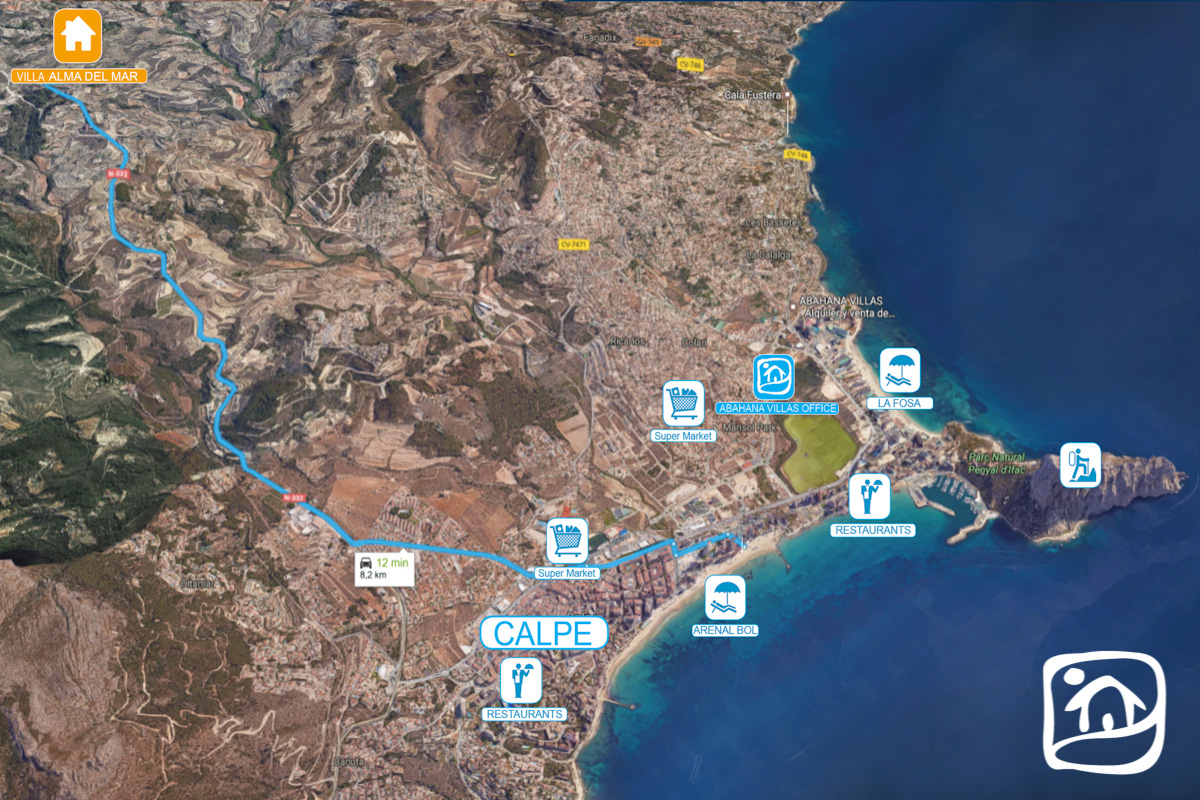 Location de villa ALMA DEL MAR à calpe Location de villa ALMA DEL MAR à calpe