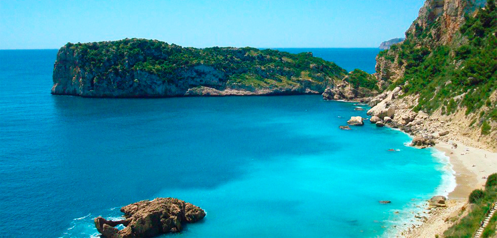 Restaurante El Trencall - Vistas de la Cala Ambolo de Jávea.