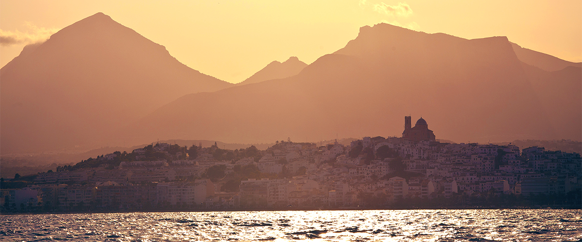 Abahana Villas - Coucher de soleil dans la baie d'Altea.