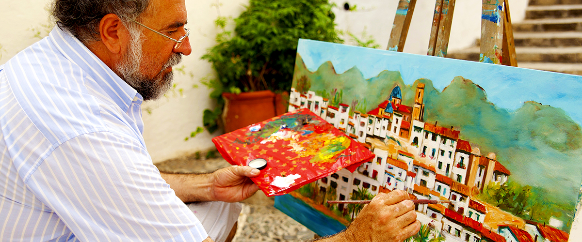 Abahana Villas - Painter in Altea.