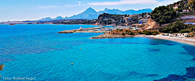 Turismo Altea - Blick auf die Küste von Altea. Turismo Altea - Blick auf die Küste von Altea.