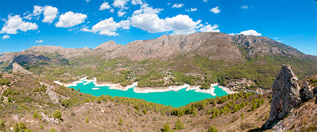 Abahana Villas - Vistas del Embalse de Guadalest.