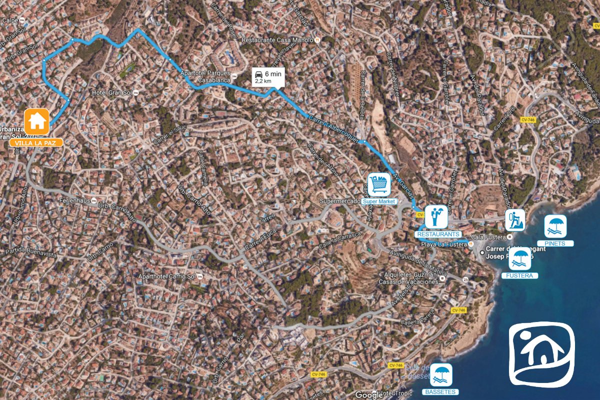 Villa rental LA PAZ in calpe Villa rental LA PAZ in calpe