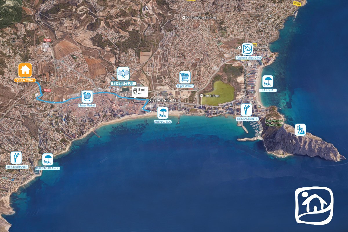 Аренда виллы TINA в calpe Аренда виллы TINA в calpe
