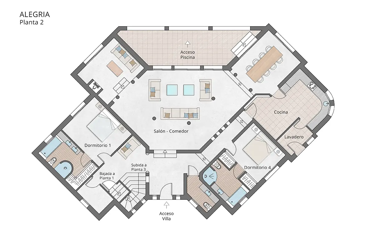 Fußboden Alegria Planta 02