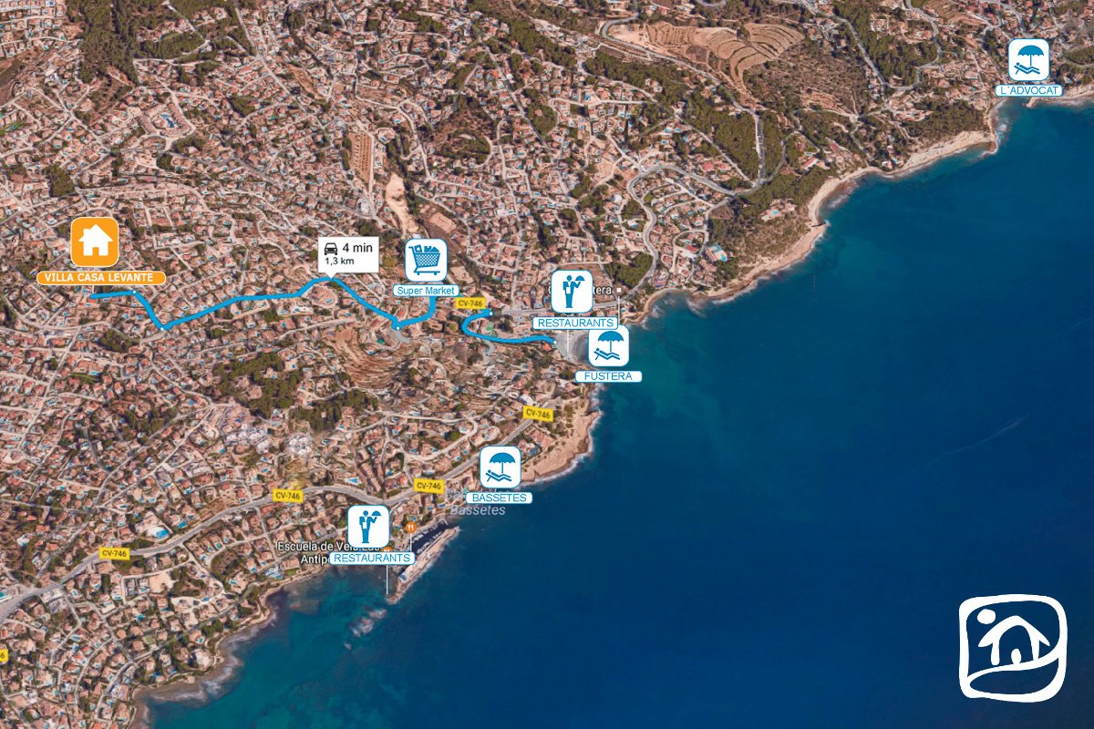 Аренда виллы CASA LEVANTE в calpe Аренда виллы CASA LEVANTE в calpe