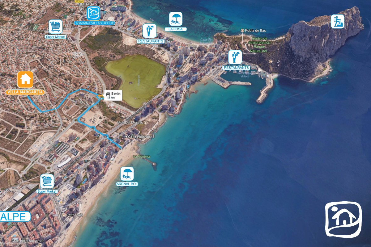 Alquiler villa MARGARITA en calpe Alquiler villa MARGARITA en calpe