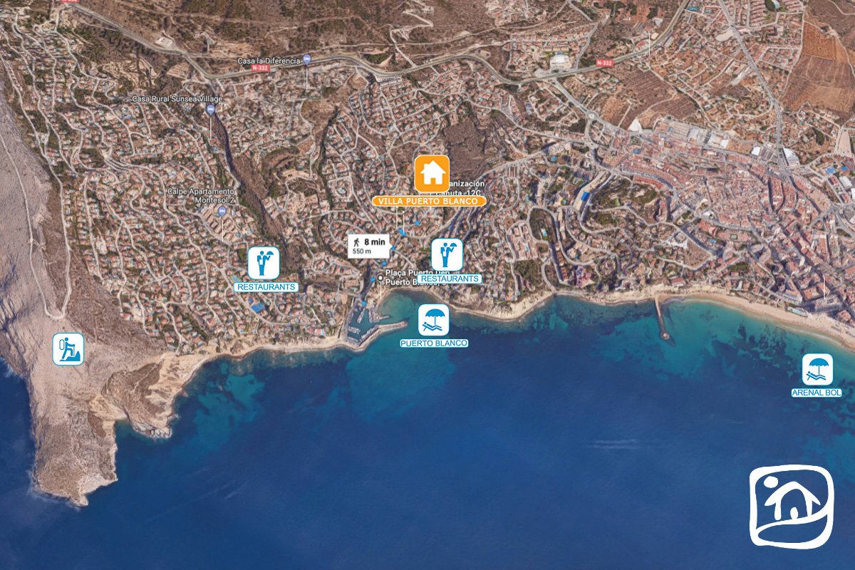 Location de villa PUERTO BLANCO à calpe Location de villa PUERTO BLANCO à calpe