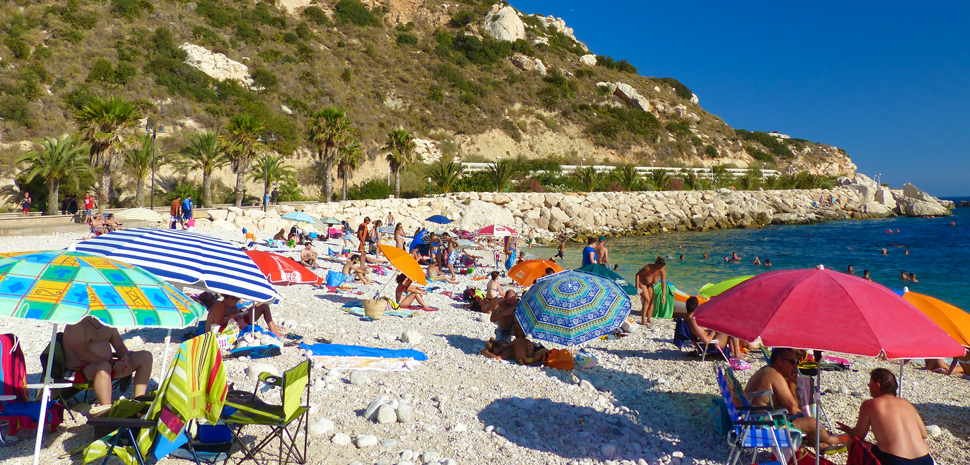 Abahana Villas - Disfrutando de la playa en la Cala El Racó en Calpe