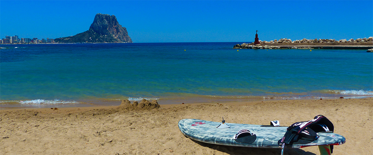 Abahana Villas - View of the Rock of Ifach from the White Port Beach in Calpe