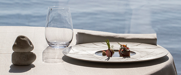 Abiss - Detalle gastronómico del restaurante. Abiss - Detalle gastronómico del restaurante.