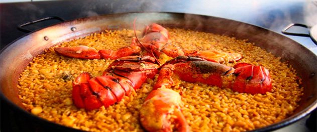 El Cantal - Paella from the restaurant in Calpe El Cantal.