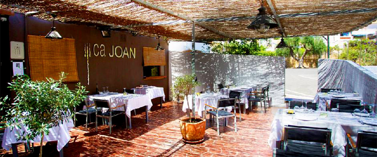 Ca Joan - Terraza del restaurante Ca Joan en Altea.