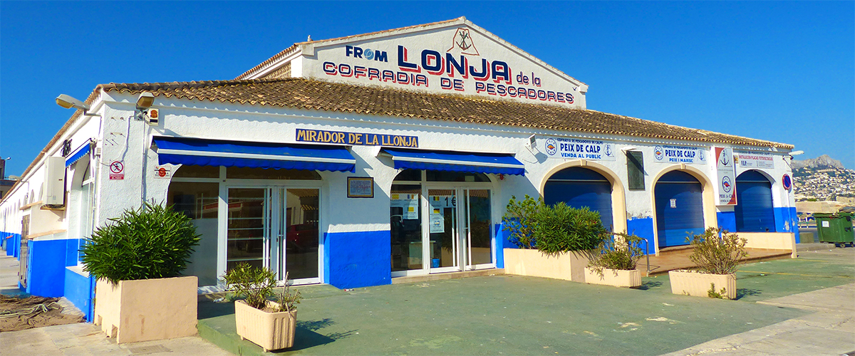 Abahana Villas -View of the Lonja de Calpe.