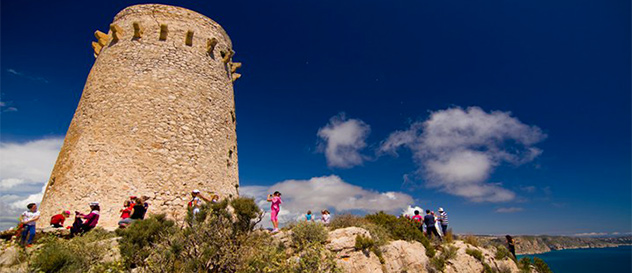 Turismo Moraira - Excursión a la Torre de Cap d'Or. Turismo Moraira - Excursión a la Torre de Cap d'Or.