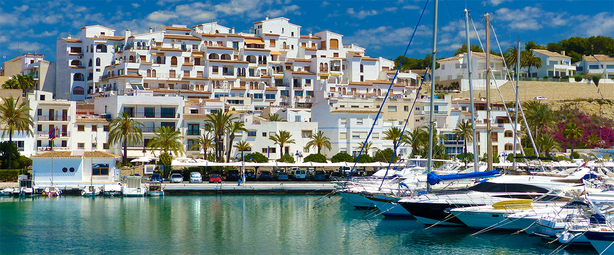 Abahana Villas - View of the Fort of Moraira from the harbor.