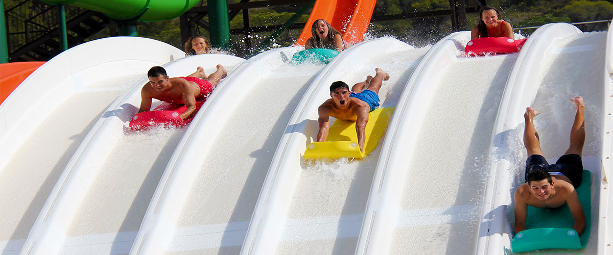 Aqualandia - Water slide Splash of Aqualandia in Benidorm.