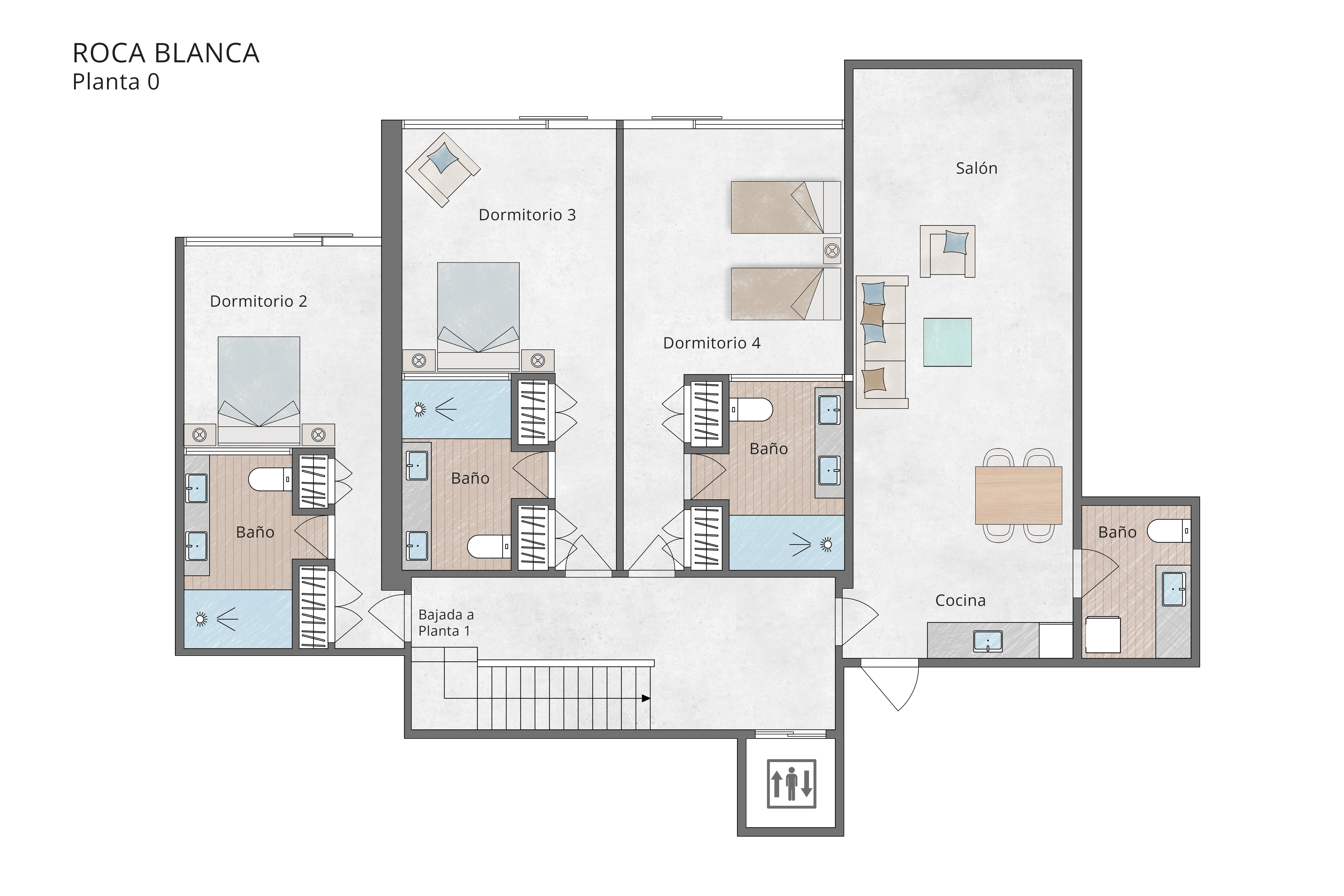 Fußboden Roca Blanca Planta 00
