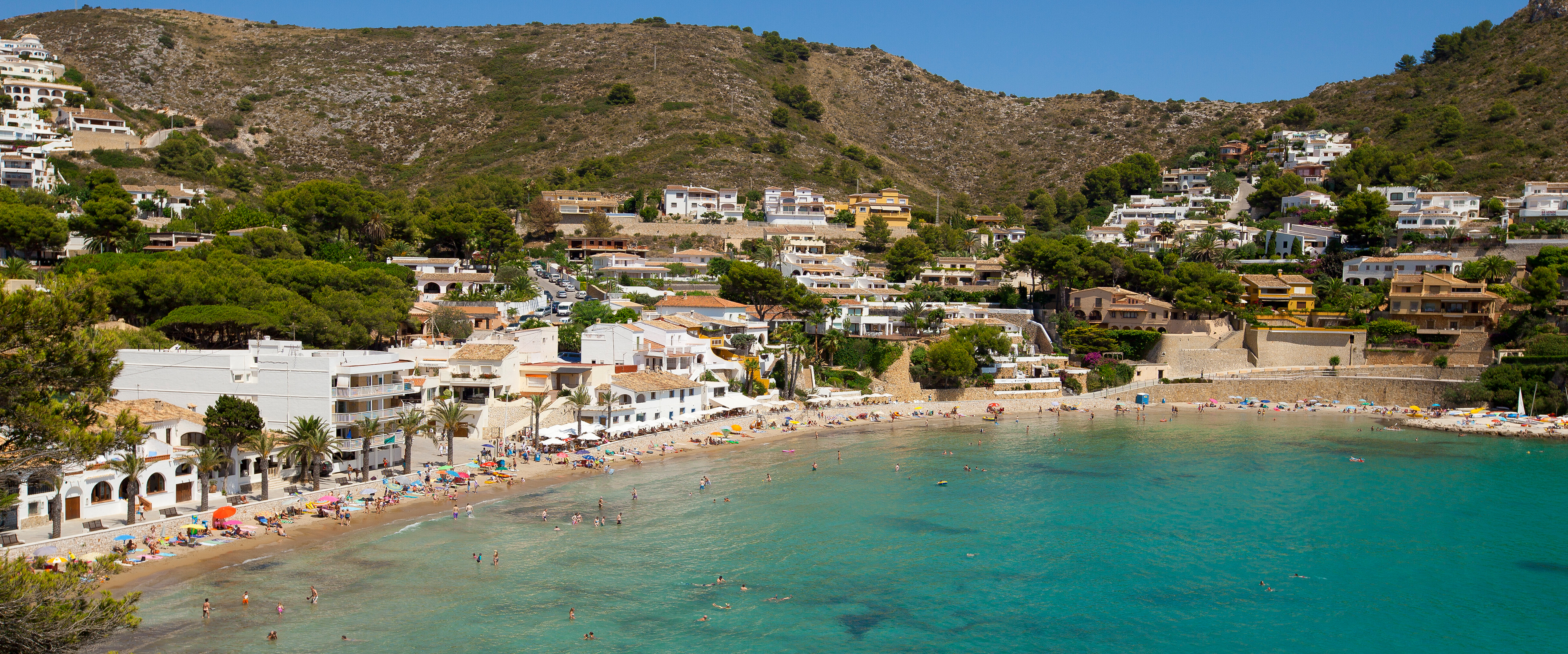 Abahana Villas - Vista de la bahía de El Portet de Moraira.